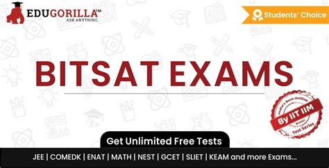 BITSAT Online Tests.